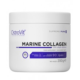 OSTROVIT PHARMA Marine Collagen / Hydrolyzed Fish Collagen Powder - 200 gr