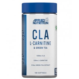 Applied Nutrition CLA L-Carnitine & Green Tea / 100 гел капсули