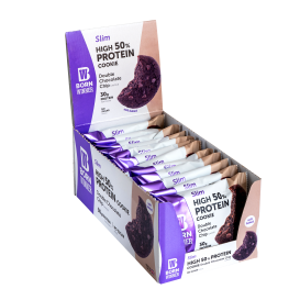 BORN WINNER Slim High 50% Protein Cookie Double Chocolate Chip 12x75 гр