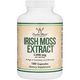 Double Wood Irish Sea Moss Extract 1200 мг / 180 капсули