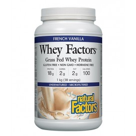 Natural Factors 100% Natural Whey Protein / French Vanilla