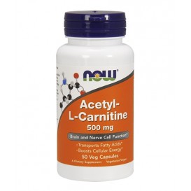 NOW Acetyl L-Carnitine 500 мг / 50 капсули