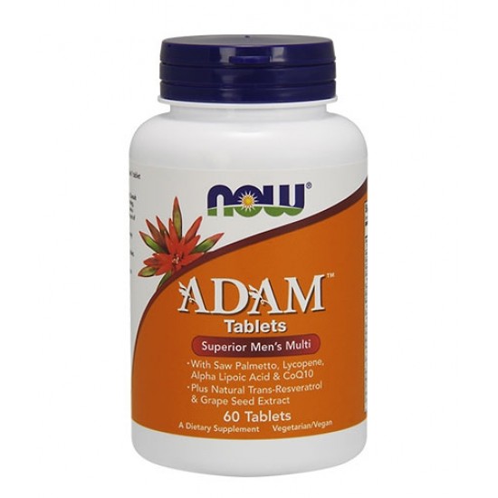 NOW ADAM™ Superior Mens Multiple Vitamin 60 таблетки на супер цена