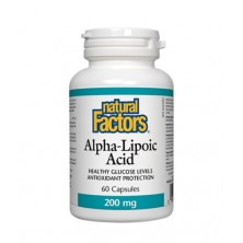 Natural Factors Alpha Lipoic Acid 200 мг / 60 капсули