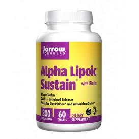 Jarrow Formulas Alpha Lipoic Sustain 300 mg + Biotin / 60 Tabs