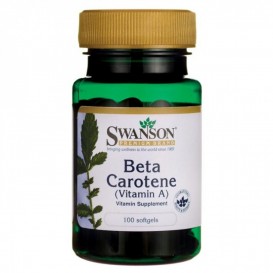 Swanson Beta Carotene 100 гел капсули