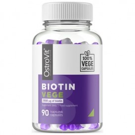 OstroVit Biotin 2500 мг / Vege 90 капсули