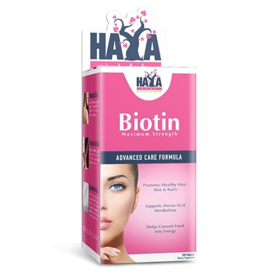 Haya Labs Biotin Maximum Strength 10,000 мг / 100 таблетки на супер цена