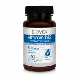 Biovea  Vitamin B12 500 Methylcobalamin Fast Dissolve - Витамин B12 - 100 tabs
