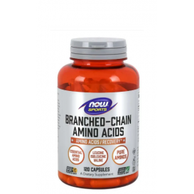 NOW Branched Chain Amino Acids 800 мг / 120 капсули