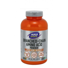 NOW Branched Chain Amino Acids Powder - 340 гр