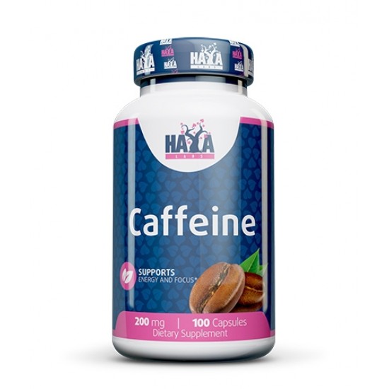 Haya Labs Caffeine 200 мг / 100 капсули на супер цена