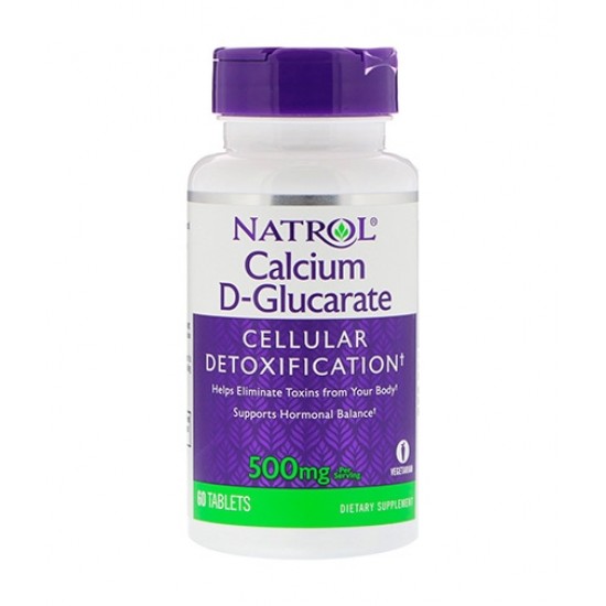 Natrol Calcium D-Glucarate 60 таблетки на супер цена