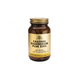 Solgar Calcium Magnesium plus Zinc 333/133/5 mg, 100 tabl
