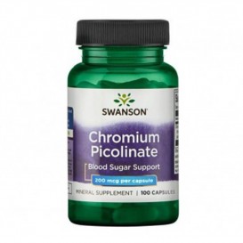 Swanson Chromium Picolinate 200 мг / 100 капсули