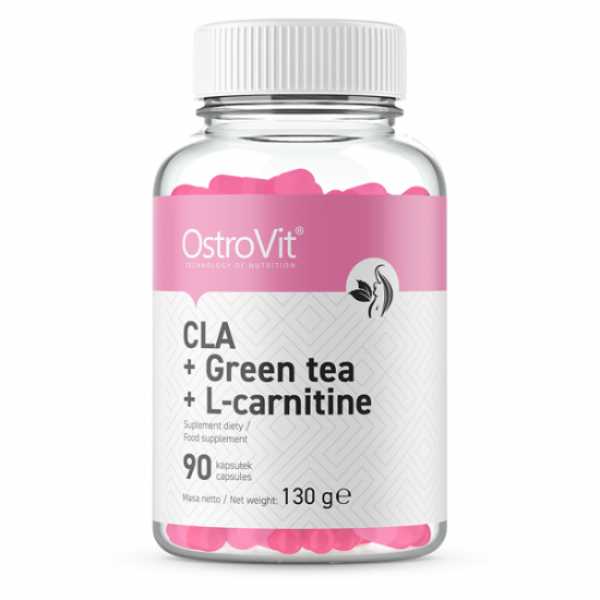 OstroVit CLA + Green Tea + L-Carnitine 90 капсули / 90 Дози на супер цена