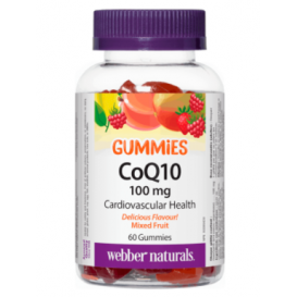 Webber Naturals CoQ10 Gummies / Коензим Q10 100 mg, 60 желирани таблетки