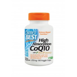 Doctor's Best CoQ10 with BioPerine 200 мг / 180 капсули