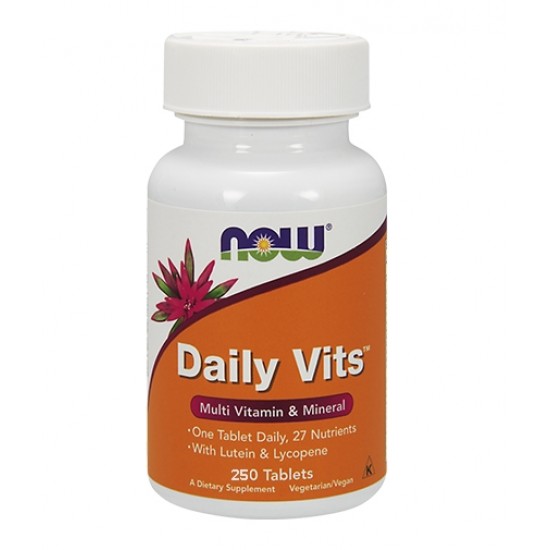 NOW Daily Vits ™ Multi Vitamin & Mineral 250 таблетки на супер цена