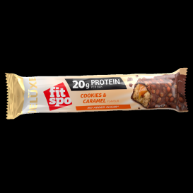 Fit Spo Deluxe Crunchy Protein Bar 65 g - Cookies and Caramel