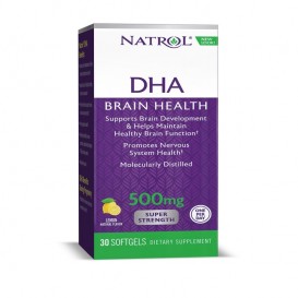 Natrol DHA 500 мг Super Strength 30 гел капсули