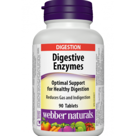 Webber Naturals DIGESTIVE ENZYMES 182MG 90S TABS