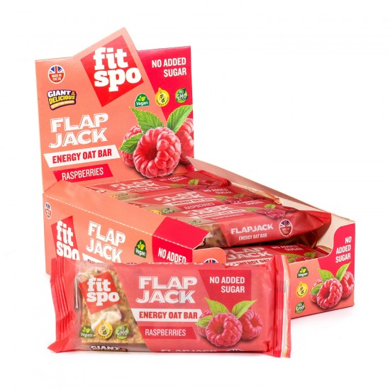 Fit Spo Flap Jack No Sugar Raspberries 12x90 гр на супер цена