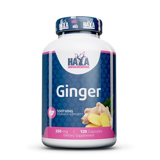 Haya Labs Ginger 250 мг / 120 капсули на супер цена