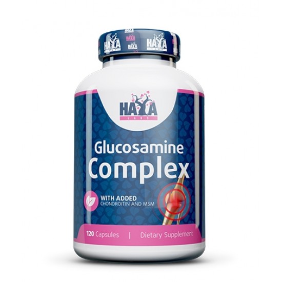 Haya Labs Glucosamine Chondroitin & MSM Complex / 120 капсули на супер цена