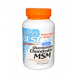 Doctor's Best Glucosamine Chondroitin MSM 120 капсули
