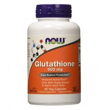 NOW Glutathione 500 мг / 60 капсули