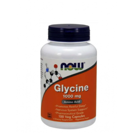 NOW Glycine 1000 мг / 100 капсули