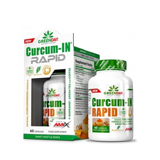 Amix Nutrition Greenday Curcum-In Rapid 60 капсули на супер цена