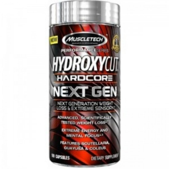 Muscletech Hydroxycut Hardcore Next Gen 100 капсули на супер цена