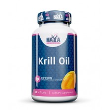 Haya Labs Krill Oil 500 мг / 60 гел капсули