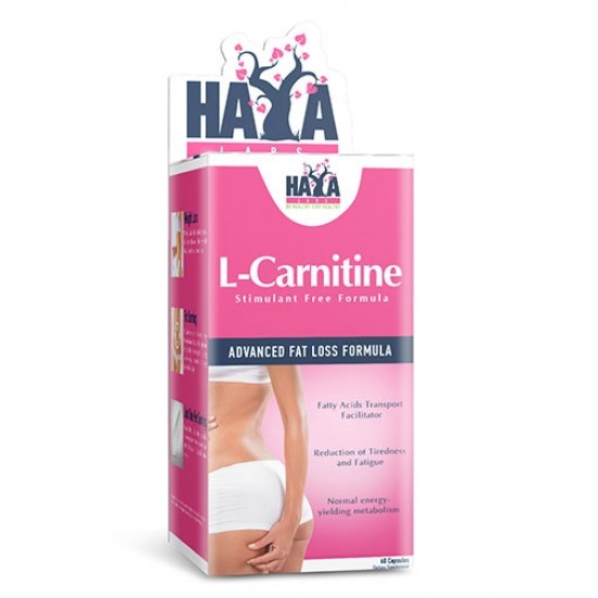 Haya Labs L-Carnitine 250 мг / 60 капсули на супер цена