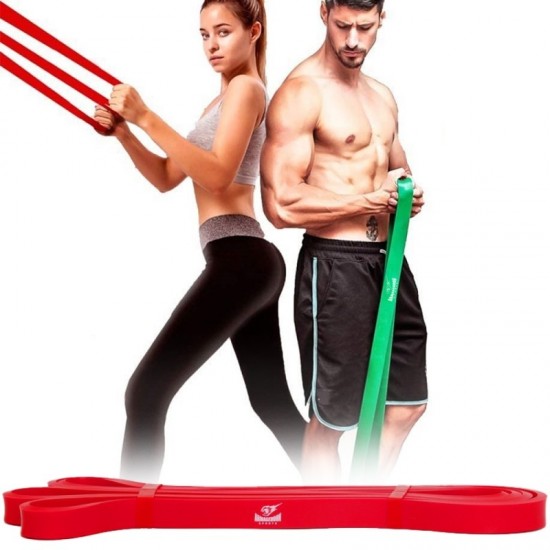 Armageddon Sports Ластична лента за упражнения, набирания и тренировка - червен на супер цена