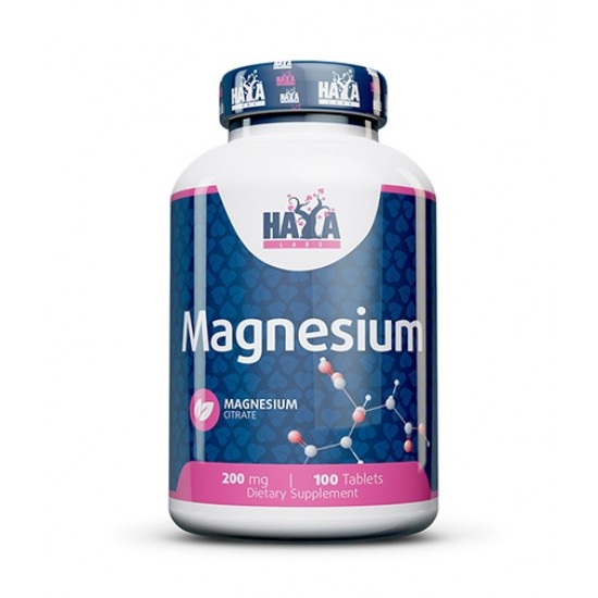 Haya Labs Magnesium Citrate 200 мг / 100 таблетки на супер цена