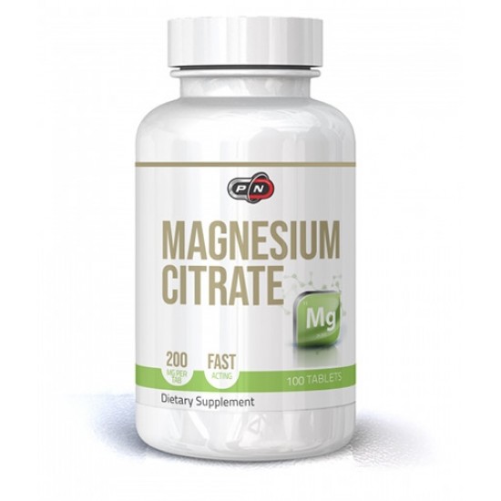 Pure Nutrition Magnesium Citrate 200mg / 100 Tabs. на супер цена