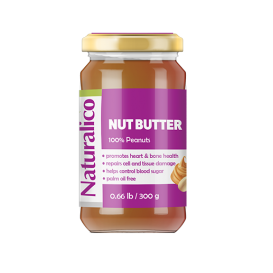 Naturalico Nut Butter 100% Peanuts 300 гр (Фъстъчен тахан) 