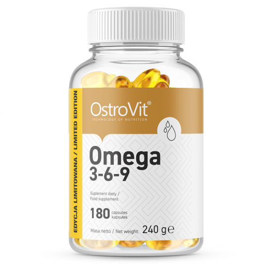 OstroVit Omega 3-6-9 180 Гел капсули / 180 Дози на супер цена