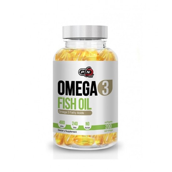 Pure Nutrition Omega 3 Fish Oil / 200 гел капсули на супер цена
