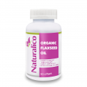 Naturalico Organic Flaxseed Oil 90 гел капсули на супер цена