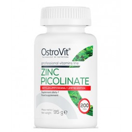 OstroVit PHARMA Zinc Picolinate 15 мг / Limited Edition / 200 таблетки