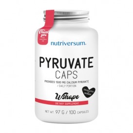 Nutriversum Pyruvate Caps | Calcium Pyruvate - 100 caps / 50 serv