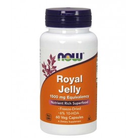 NOW Royal Jelly 1500 мг / 60 капсули
