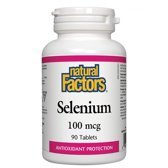 Natural Factors Selenium 100 mcg / 90 таблетки на супер цена