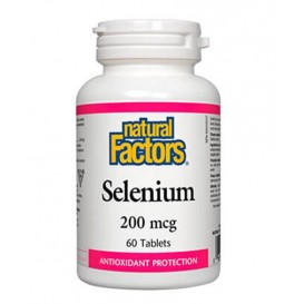 Natural Factors Selenium 200 mcg / 60 таблетки