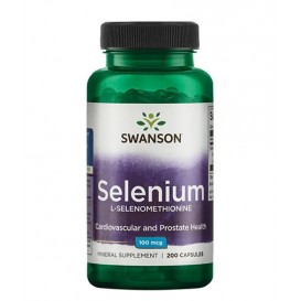 Swanson Selenium L-Selenomethionine 100 мг / 200 капсули