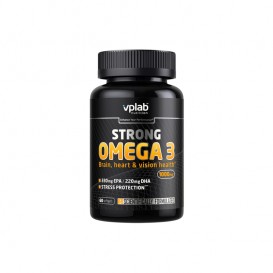 VPLaB Strong Omega 3 - Омега 60 гел капсули